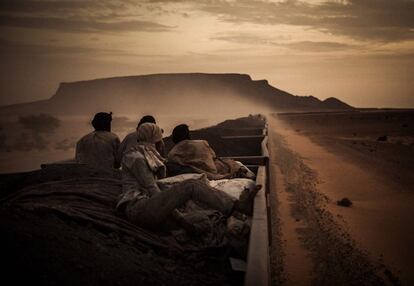 'Sahara Express' del español Rafael Gutiérrrez Garitano gana el premio nacional de los Sony World Awards con esta imagen del tren que cruza el desierto de Mauritania.