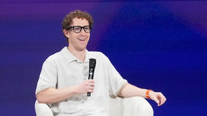 Meta founder Mark Zuckerberg at the AI developer conference LlamaCon 2025.