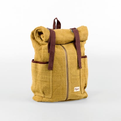 Mochila Nuptse, de Hemper, fibra 100% natural, de Gloria Gubianas.