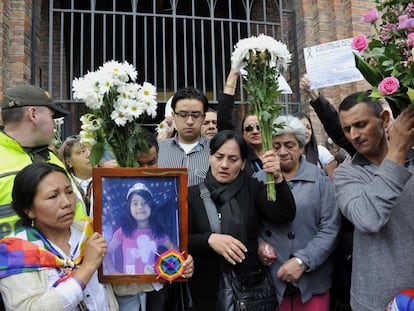 Familiares de Yuliana piden justicia en 2016.