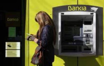 Fachada de una sucursal de Bankia.