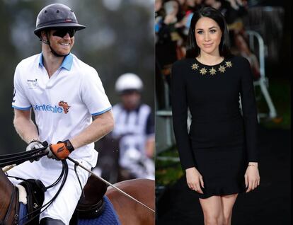 Enrique de Inglaterra y Meghan Markle.