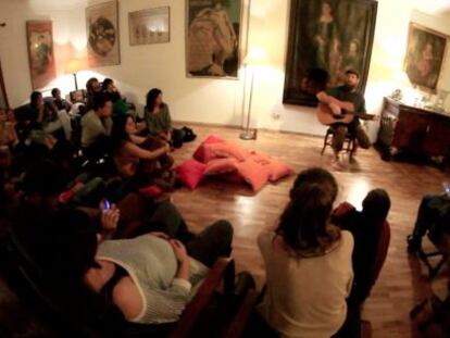 Cultura que llega a los domicilios en tiempos de desahucios