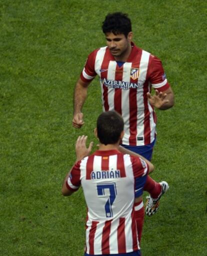 Adri&aacute;n entra por Costa en la final de la Champions. 