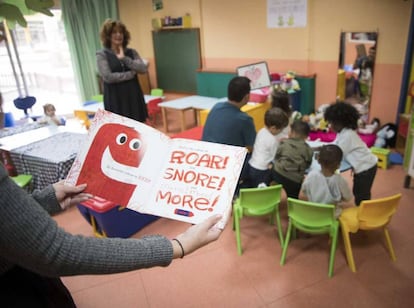 Alumnos de una de las escuelas infantiles que participa en el estudio.