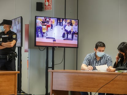 El acusado del asesinato de Marta Calvo, Jorge Ignacio Palma, en el juicio por la muerte de la joven.