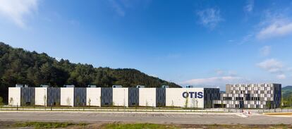 Exterior de la fábrica de OTIS en San Sebastián.
