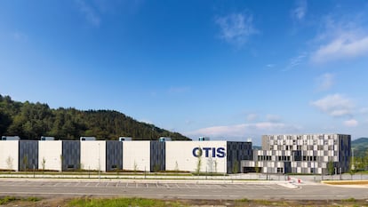 Exterior de la fábrica de OTIS en San Sebastián.