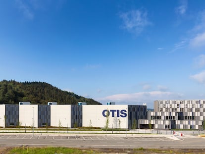 Exterior de la fábrica de OTIS en San Sebastián.