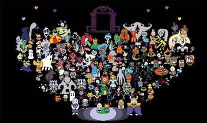 Imagen de &#039;Undertale&#039;, videojuego de Toby Fox. 