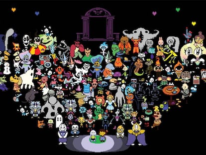 Imagen de &#039;Undertale&#039;, videojuego de Toby Fox. 