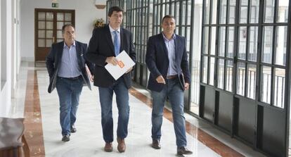 Juan Marín, en el Parlamento de Andalucía.