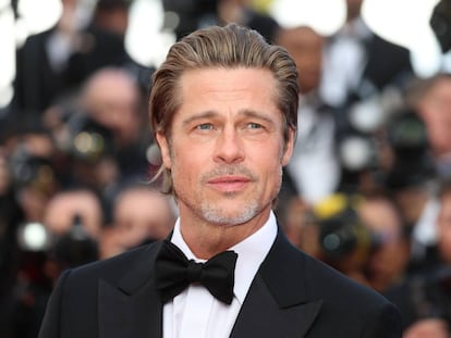 Brad Pitt, a su llegada al prestreno de 'Érase una vez... en Hollywood' en la última edición del Festival de Cannes, en mayo de 2019.