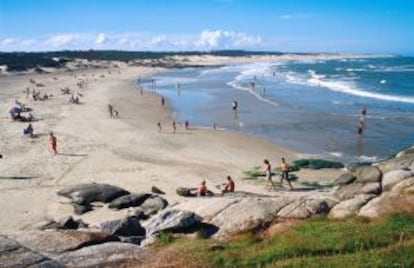 Playa de La Moza, en el parque nacional de Santa Teresa (Uruguay).