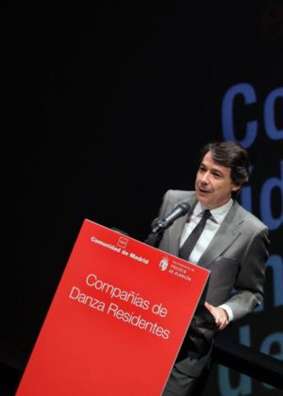 Gonz&aacute;lez, en la presentaci&oacute;n de la compa&ntilde;&iacute;a A&iacute;da G&oacute;mez en Pozuelo. 