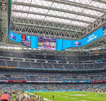 Partido de la NFL disputado en el Santiago Bernabéu