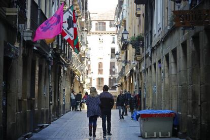 Casco antiguo de San Sebastian,