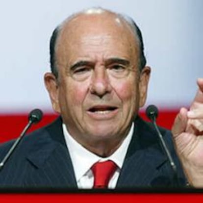 El presidente del Banco Santander, Emilio Botín