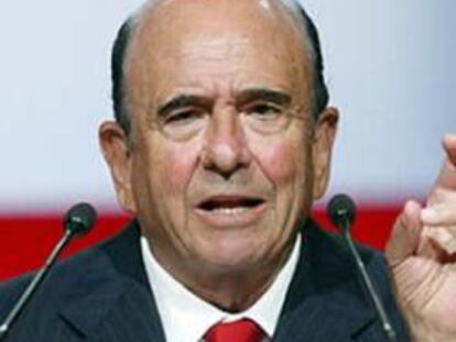 El presidente del Banco Santander, Emilio Botín