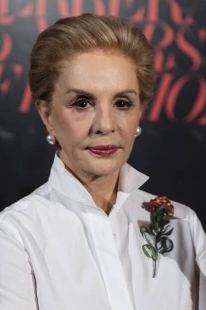 La diseñadora Carolina Herrera.