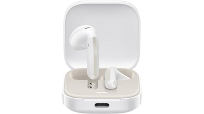 Vista de los auriculares inalámbricos Redmi Buds 6 Active.