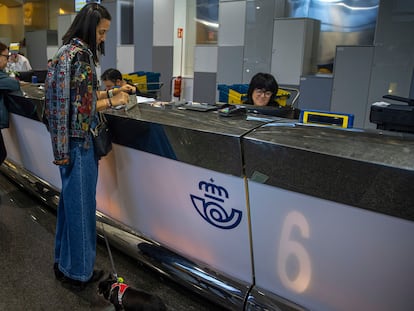 Una oficina de Correos en Madrid.