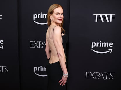 La actriz Nicole Kidman a su llegada al estreno de la miniserie 'Expatriadas', el pasado domingo en Nueva York.