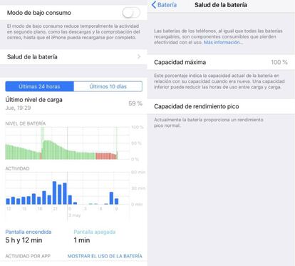 Comprobar el estado de la batería del iPhone es sencillo.