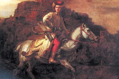 'El jinete polaco' (fechado en 1656), de Rembrandt.