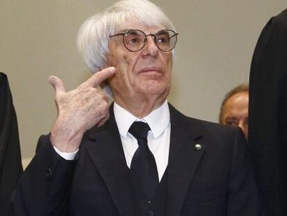 O dono da Fórmula 1, Bernie Ecclestone.