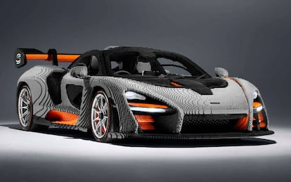 El McLaren Senna fabricado con piezas de Lego