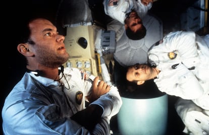 Tom Hanks, Kevin Bacon y Bill Paxton en 'Apollo 13'.