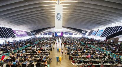 Los asitentes a la Tenerife Lan Party 2014.