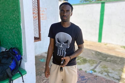 Laime Arold, haitiano de 26 años, en Tapachula, Chiapas (México).