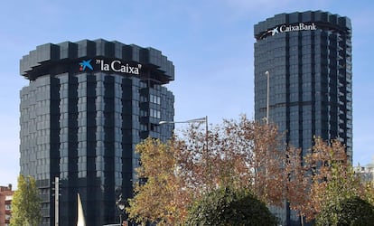 Oficinas de CaixaBank en Barcelona.