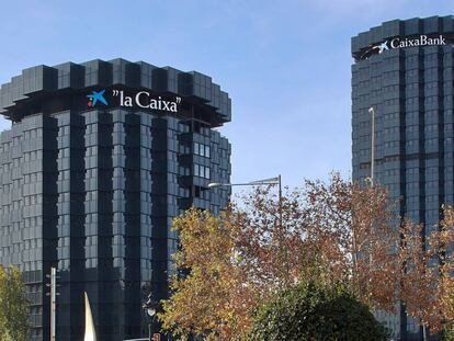 Oficinas de CaixaBank en Barcelona.