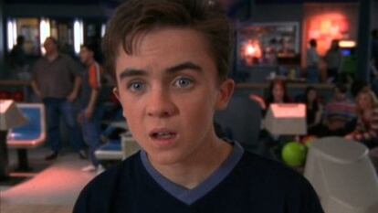 O ator Frankie Muniz em cena de 'Malcom'.