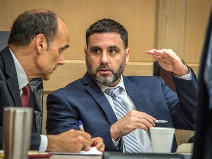 Pablo Ibar at his retrial in Fort Lauderdale.