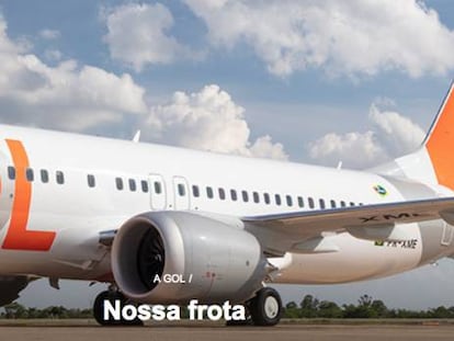 Um modelo 737 Max.