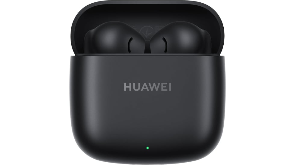 Vista de los auriculares inalámbricos de Huawei.