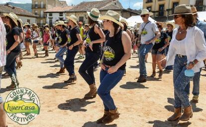 Asistentes al Huercasa Country Festival