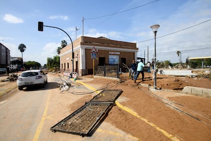 La estación de Paiporta de Metro de Valencia, el 31 de octubre de 2024.