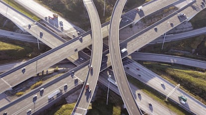 Autopista ERT-407 que discurre de manera paralela al cinturón de Toronto (Ontario, Canadá), en una imagen cedida por la compañía.