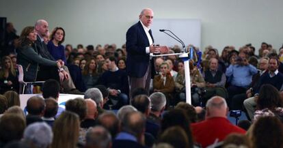 El ministro del Interior, Jorge Fernández Díaz, cabeza de lista del PPC.