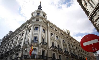 Sede de la Comisión Nacional de los Mercados y la Competencia, en la calle Alcalá de Madrid.