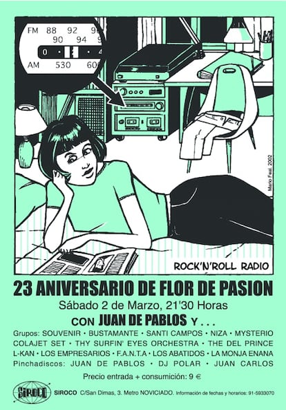 Fiesta aniversario de Flor de Pasi&oacute;n, con Juan de Pablos.