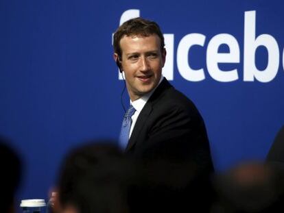 Mark Zuckerberg, consejero delegado de Facebook, en la sede de la compa&ntilde;&iacute;a en Menlo Park, California.