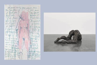 En la exposición de la Royal Academy of Arts (15 nov.-28 feb. 2021) se verán también obras de Emin como el acrílico sobre lienzo ‘I am the last of my kind’, 2019, y la escultura de bronce ‘There was so much more of me, 2019’.