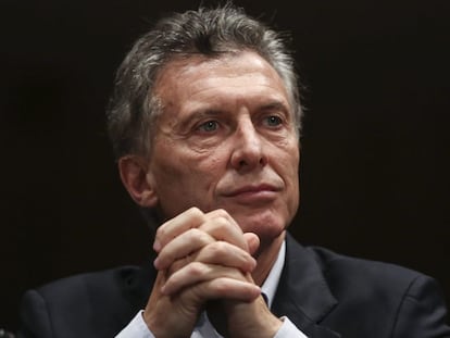 O presidente da Argentina, Mauricio Macri