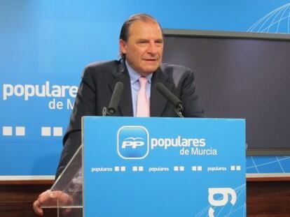 Vicente Martínez- Pujalte, en Murcia el pasado 7 de agosto.